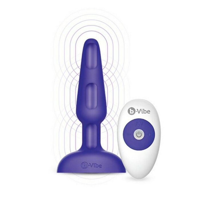 Plug Anal Con Control Remoto de Trio (Violeta) B-Vibe 05882530000 Morado 13