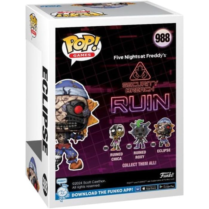 Funko POP Five Nights at Freddys Eclipse Figura de vinilo 9cm 1 Funko POP Five Nights at Freddys Eclipse Figura de vinilo 9cm 1