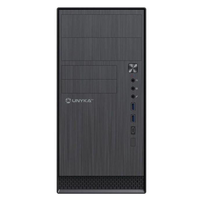 Unykach Aero C12 Caja PC Micro ATX Negra, USB 3.2, USB-C, Acero, ABS, Aluminio Cepillado 0 Unykach Aero C12 Caja PC Micro ATX Negra, USB 3.2, USB-C, Acero, ABS, Aluminio Cepillado 0