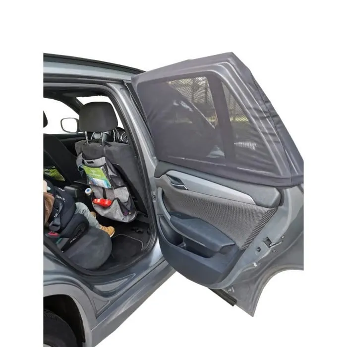 TINEO Visera Solar para Coche / Juego de 2 Fundas de Calcetín para Ventana, Protección Óptima contra Rayos UV, Transpirable 1 TINEO Visera Solar para Coche / Juego de 2 Fundas de Calcetín para Ventana, Protección Óptima contra Rayos UV, Transpirable 1