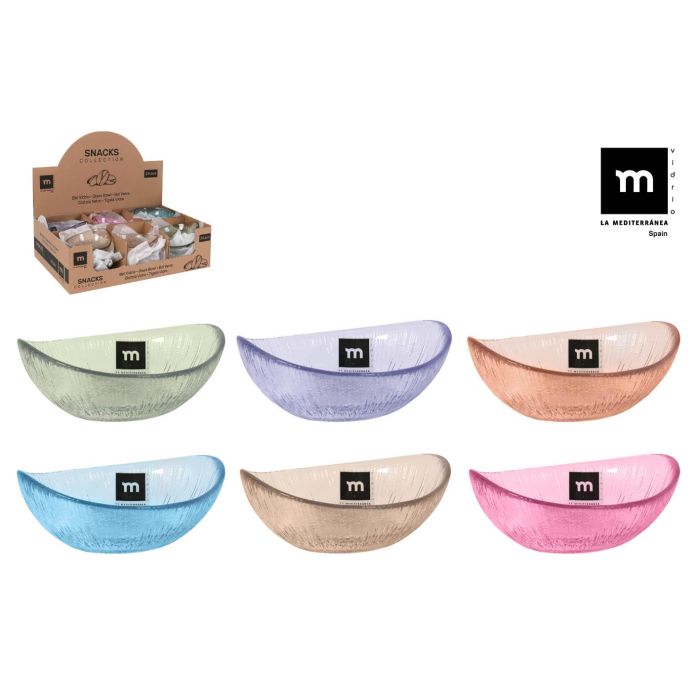 Bol Snacks Colores La Mediterranea - 12,5 x 5 cm (48 Unidades) Bol Snacks Colores La Mediterranea - 12,5 x 5 cm (48 Unidades)
