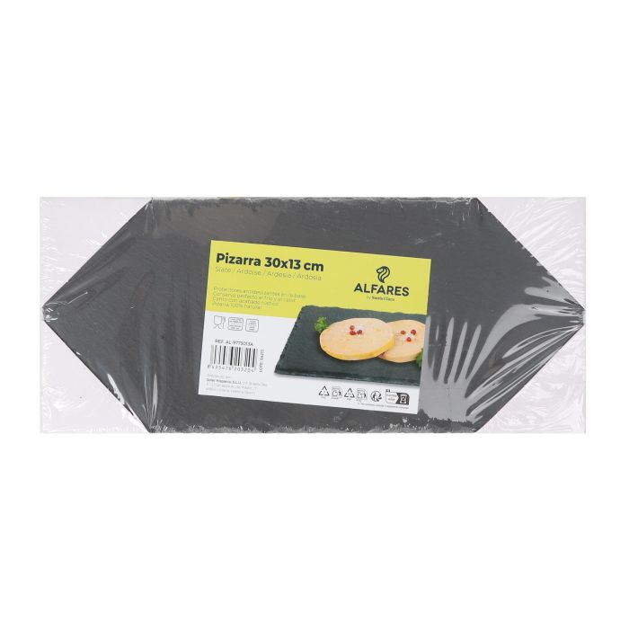 Bandeja Pizarra 30x13 cm Alfares - Santa Clara (20 Unidades) 1 Bandeja Pizarra 30x13 cm Alfares - Santa Clara (20 Unidades) 1