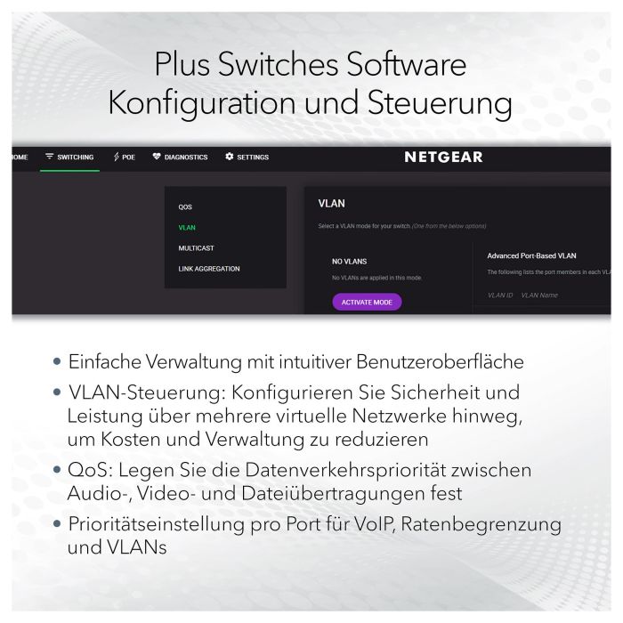 Switch Netgear GS305EP-100PES RJ-45 10