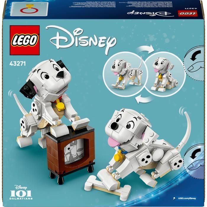 Lego Lucky y Penny 101 Dálmatas Set de Construcción Disney Figuras Articuladas 268 Piezas para Niños +6 años 5