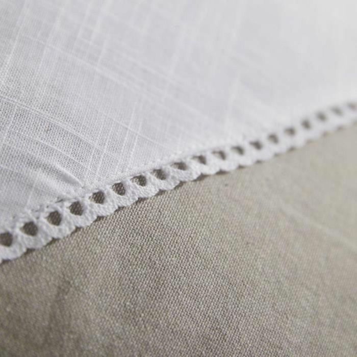 Today TOD1700240761365 Cojín - HOY - CHARME - Slub x Chambray x Pompon Berenice - 40 x 40 cm 2