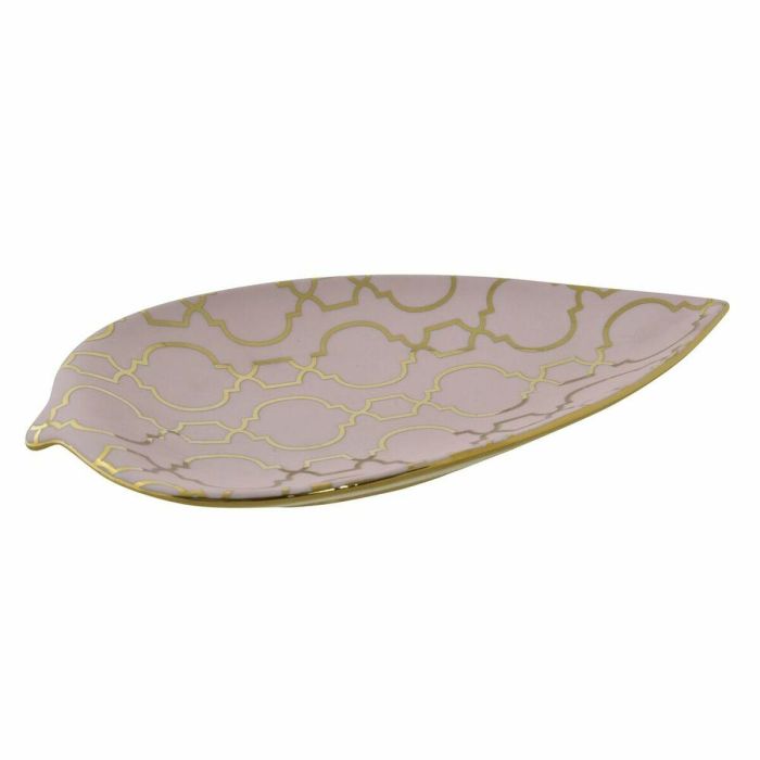 Centro de Mesa DKD Home Decor Rosa Dorado Porcelana 27,5 x 16 x 3 cm 0 Centro de Mesa DKD Home Decor Rosa Dorado Porcelana 27,5 x 16 x 3 cm 0
