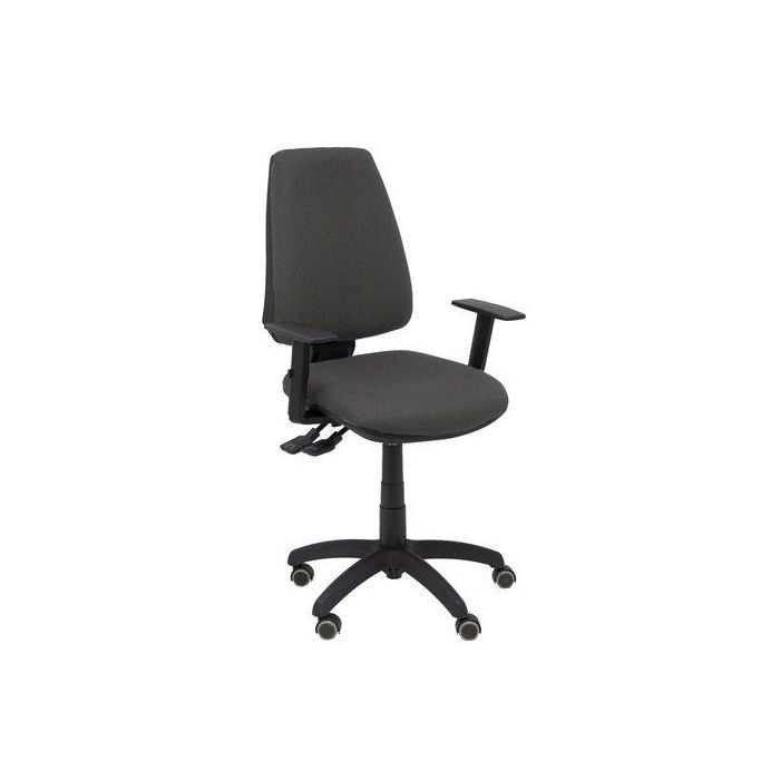 Silla Piqueras Y Crespo Elche S Brazos Regulables Mecanismo Asincro De Doble Maneta Gran Confortabilidad Regulable En Altura Ruedas Parquet Asiento Y Respaldo Tapizado Bali Gris Oscuro