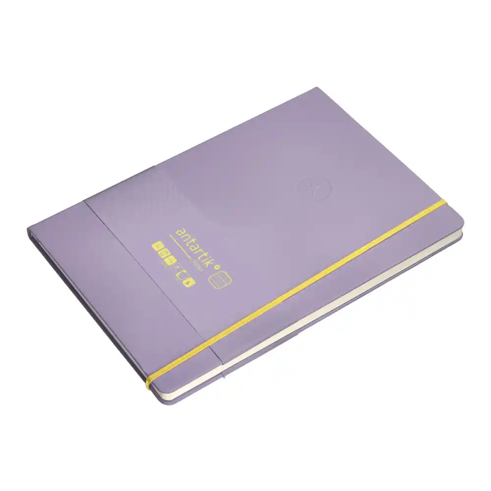 Antartik Cuaderno A4 Tapa Dura Hojas Cuadriculadas Morado y Amarillo 100 Hojas 80gr FSC 5 Antartik Cuaderno A4 Tapa Dura Hojas Cuadriculadas Morado y Amarillo 100 Hojas 80gr FSC 5