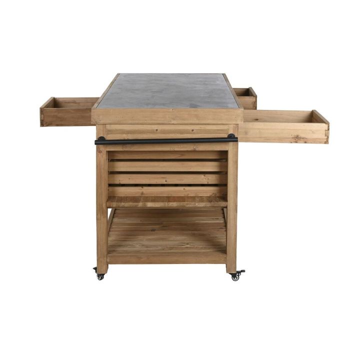 Isla Cocina Cottage DKD Home Decor Natural Negro 75 x 96 x 142 cm 2 Isla Cocina Cottage DKD Home Decor Natural Negro 75 x 96 x 142 cm 2