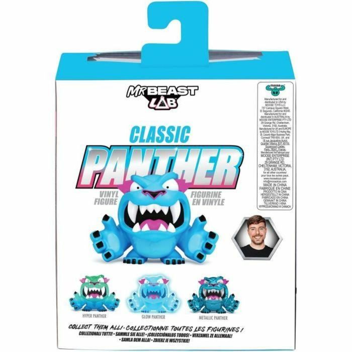 Figura Vinilo - MOOSE TOYS - Classic Panther Mr. Beast Lab - 8,8 cm, Colección 3