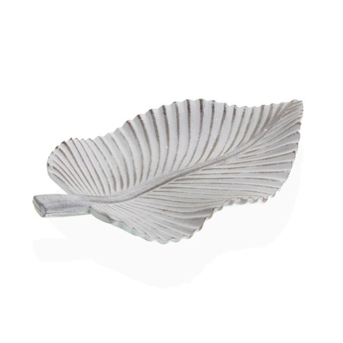 Centro de Mesa Blanco Hoja 35 cm - Versa (3 Unidades) 1 Centro de Mesa Blanco Hoja 35 cm - Versa (3 Unidades) 1
