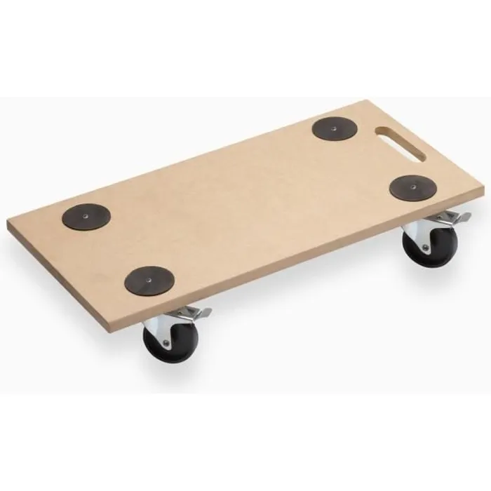 Meister Plataforma Rodante 200kg con Freno, Soporte Muebles 590x250mm, 4 Ruedas Giratorias con Freno 0 Meister Plataforma Rodante 200kg con Freno, Soporte Muebles 590x250mm, 4 Ruedas Giratorias con Freno 0