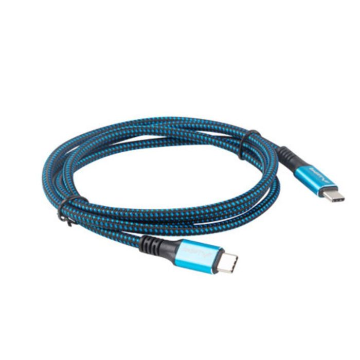 Lanberg CA-CMCM-45CU-0012-BK Cable USB USB4 Gen 2x2 0,12 m USB C a USB C Negro, Azul 4