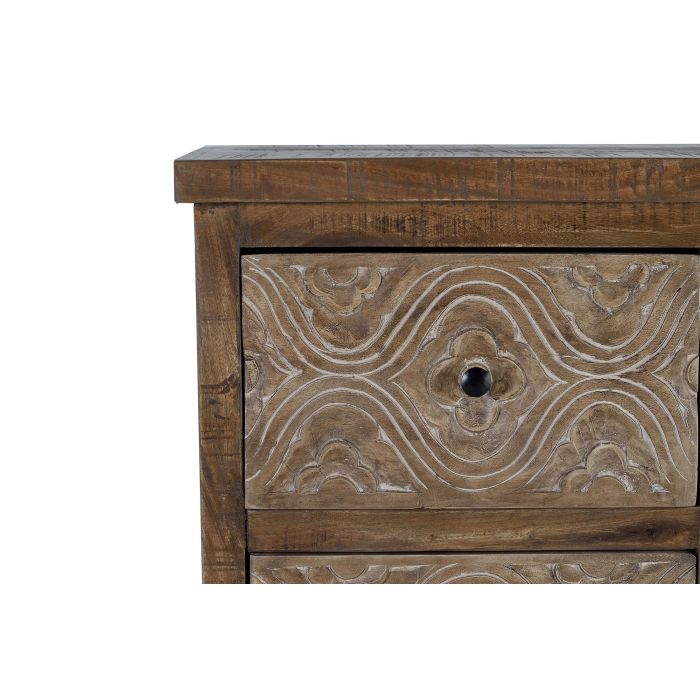 Giner y Colomer Aparador de Madera de Mango Marrón Envejecido 3 Cajones 2 Puertas 3