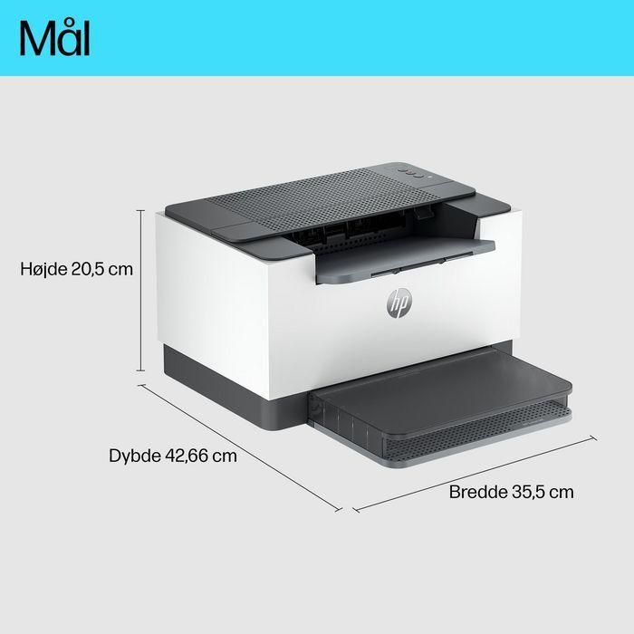 HP M209d Impresora Láser Monocromo con Impresión Dúplex Rápida, Diseño Compacto, Alto Rendimiento y Configuración Sencilla con App HP 20