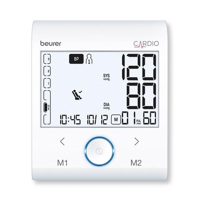 Beurer BM-96 Tensiómetro de Brazo con Función ECG y Bluetooth 1 Beurer BM-96 Tensiómetro de Brazo con Función ECG y Bluetooth 1