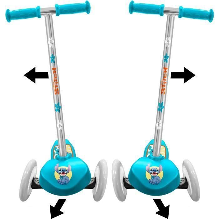 Disney DIS3496276260458 Patinete de 3 ruedas con dirección Stitch 4