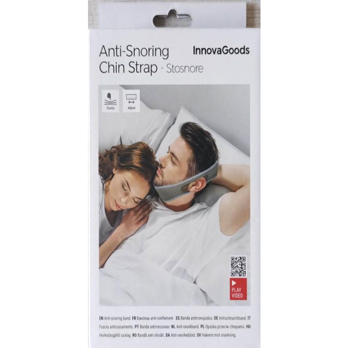 Inde Banda Antirronquidos Stosnore 11.5 cm Largo x 4 cm Ancho x 19 cm Alto (21 Unidades)