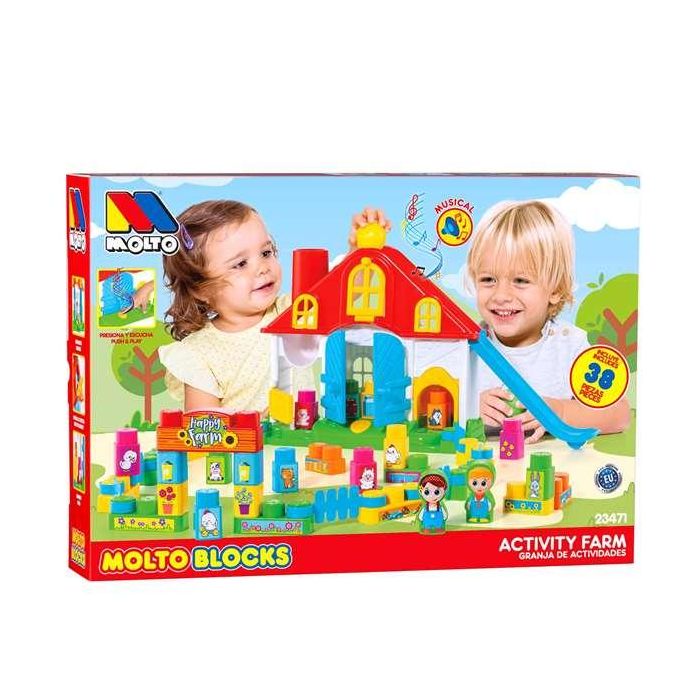 Molto Granja Musical con 8 Actividades y 38 Piezas para Niños a Partir de 1 Año 0 Molto Granja Musical con 8 Actividades y 38 Piezas para Niños a Partir de 1 Año 0