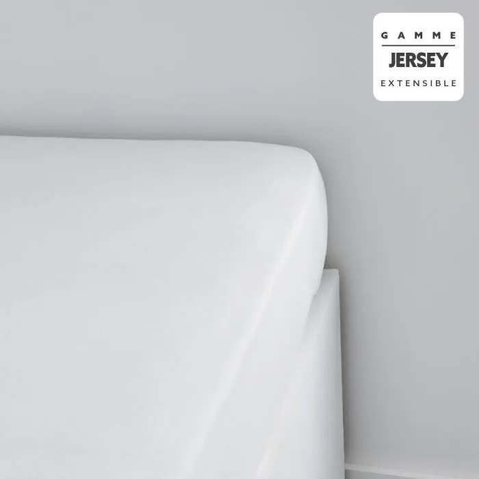 Today TOD3574643508027 Protector de colchón 160 x 200 + 25 cm, 1 Persona, 100% Algodón de Jersey, Color Tiza 2