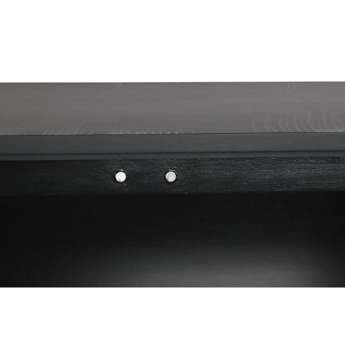 Aparador DKD Home Decor 160 x 40 x 80 cm Negro Gris Blanco Hueso Resina Madera MDF 4 Aparador DKD Home Decor 160 x 40 x 80 cm Negro Gris Blanco Hueso Resina Madera MDF 4