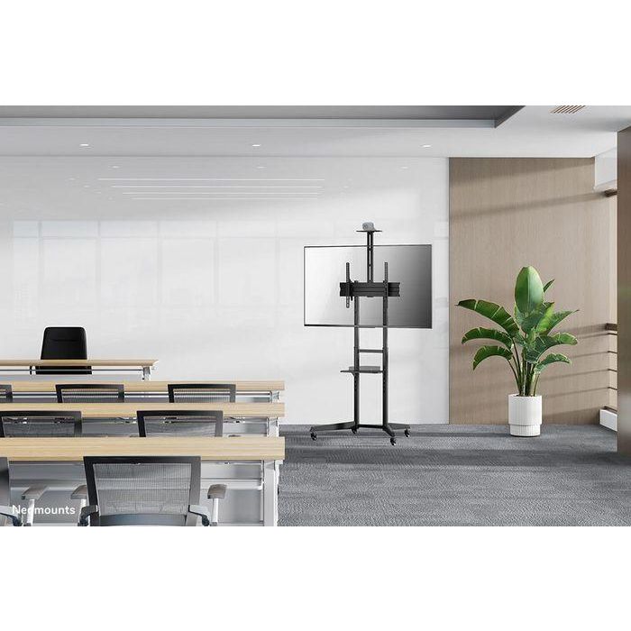 Neomounts FL50-550BL1 Soporte Suelo Móvil Pantallas 37-70" 50kg con Bandeja Cámara, Altura Ajustable, VESA 100x100-600x400, Negro 17
