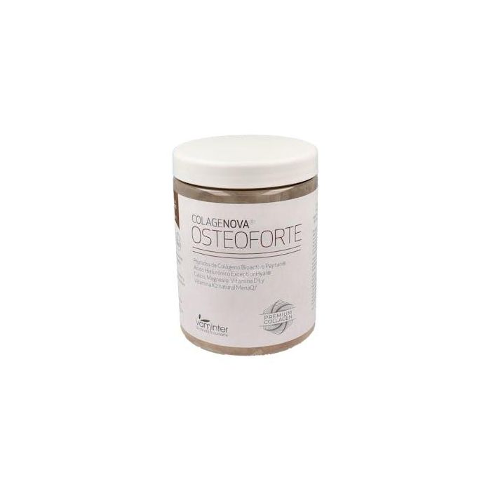 Colagenova Osteoforte Colágeno con Ácido Hialurónico, Vit. K2 y D3, Calcio, Magnesio Sabor Chocolate 420Gr para Huesos y Articulaciones