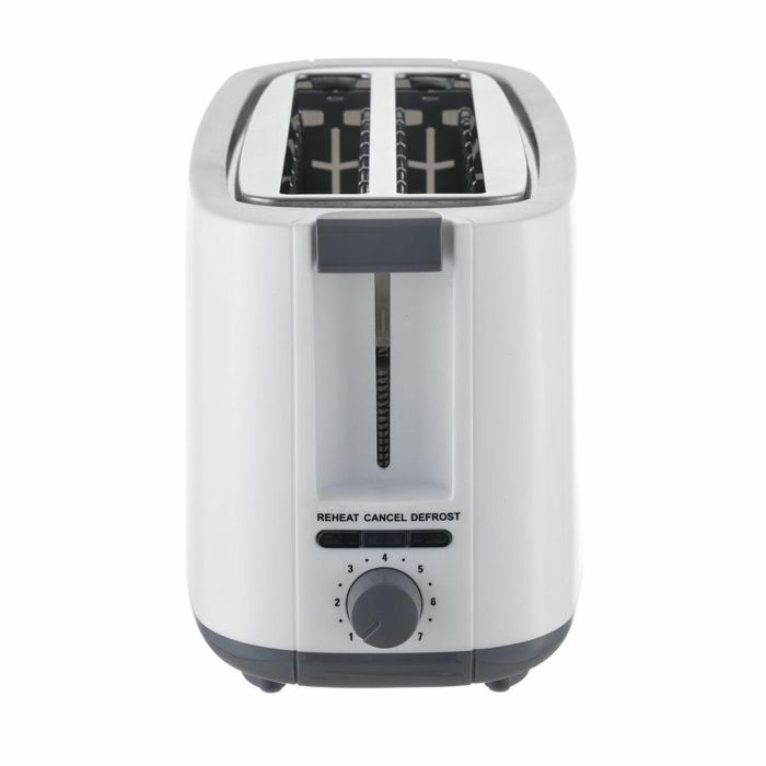 Tostadora EDM 07799 White Design 1400 W Doble ranura 1