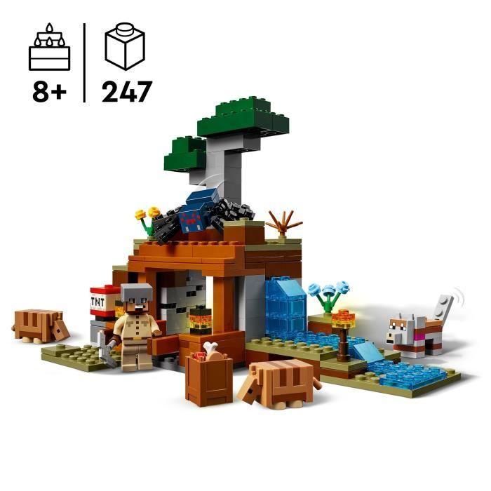 Juego de construccion la expedición a la mina del armadillo lego minecraft 1 Juego de construccion la expedición a la mina del armadillo lego minecraft 1