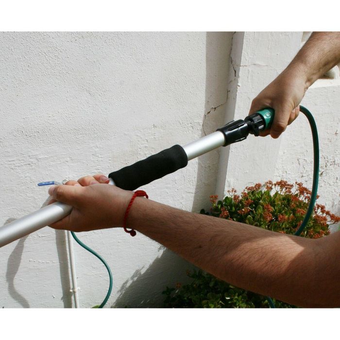 Mtk MOT10300 Cs10 Cepillo Telescópico 120-180 cm con Conexión de Agua, Ideal para Limpieza de Coches, Barcos, Caravanas 2