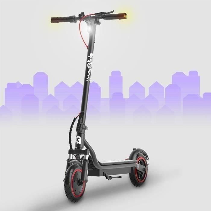 Patinete eléctrico - URBANGLIDE - 85 PLUS - 8.5 - 36V - 350W - Autonomía 20KM - Freno de disco, intermitentes y luz de freno