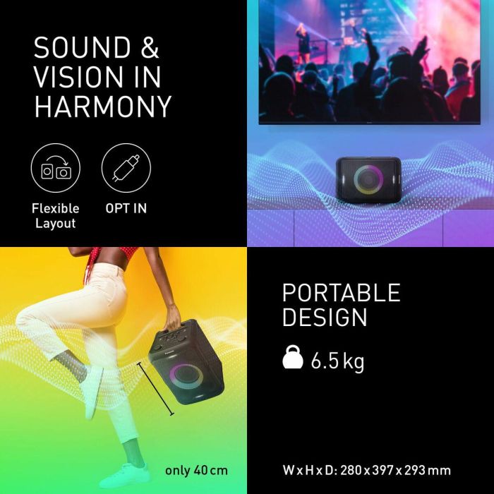 Altavoz Portátil Panasonic SCBMAX5EK 75W 4