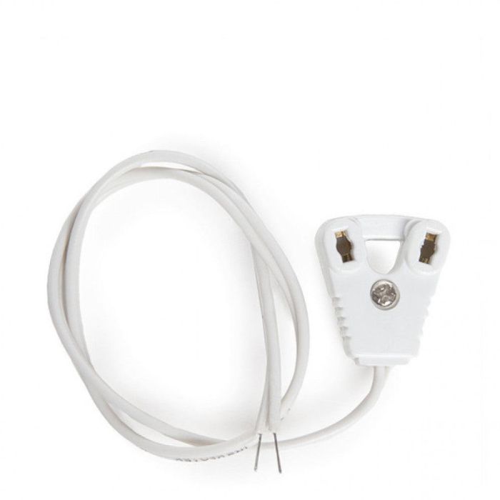 Portalámparas Tubo LED T8 Cable 30Cm 1 Portalámparas Tubo LED T8 Cable 30Cm 1