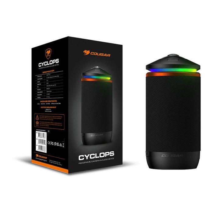 Cougar Cámara CYCLOPS AIO CGR-CAM3-RWB-01, 1920x818, Negro Cougar Cámara CYCLOPS AIO CGR-CAM3-RWB-01, 1920x818, Negro