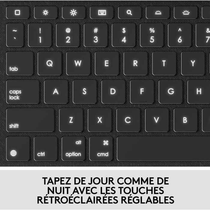 Teclado LOGITECH Combo Touch IPAD Grafito 3 Teclado LOGITECH Combo Touch IPAD Grafito 3