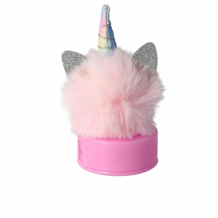 Inca Sacapuntas Unicornio con Tapa Protectora y Pompón Adorable - Diseño Mágico Infantil, Ideal Vuelta al Cole, 1 Unidad