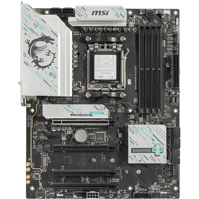 MSI 911-7E56-007 Placa base B850 Gaming Plus WiFi AMD AM5 DDR5 256GB WiFi 7 ATX para PC 1