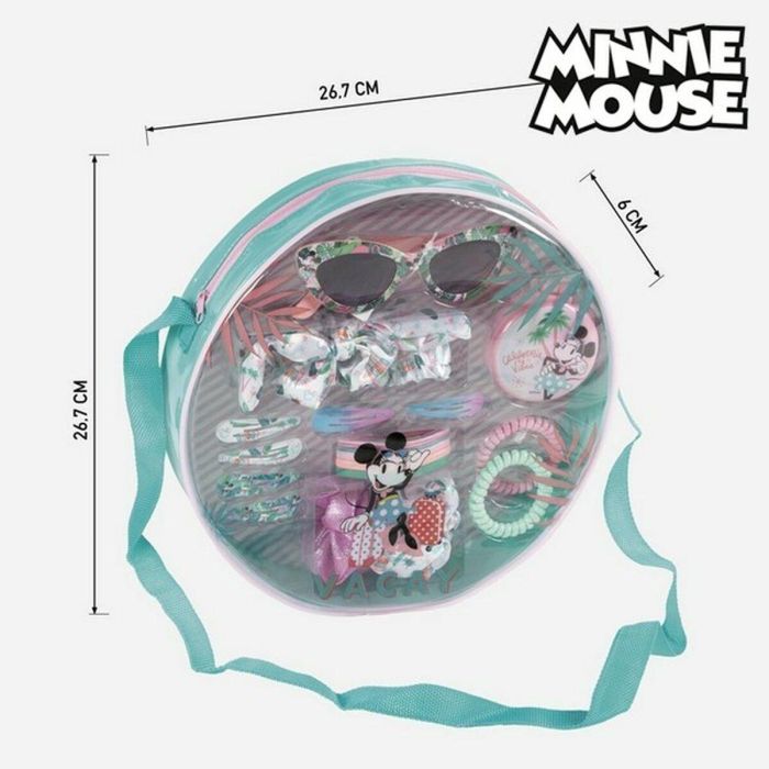 Neceser Con Accesorios Minnie Mouse CD-25-1644 Multicomposición 26 x 26 x 6 cm (19 pcs) 4