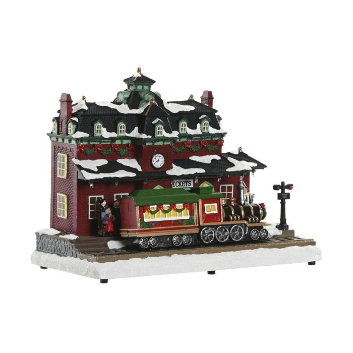 DKD Home Decor Casa Navidad Tradicional Decoración Figura de Resina LED Musical con Movimiento y Luces Multicolor 25x32x16 cm 1 DKD Home Decor Casa Navidad Tradicional Decoración Figura de Resina LED Musical con Movimiento y Luces Multicolor 25x32x16 cm 1