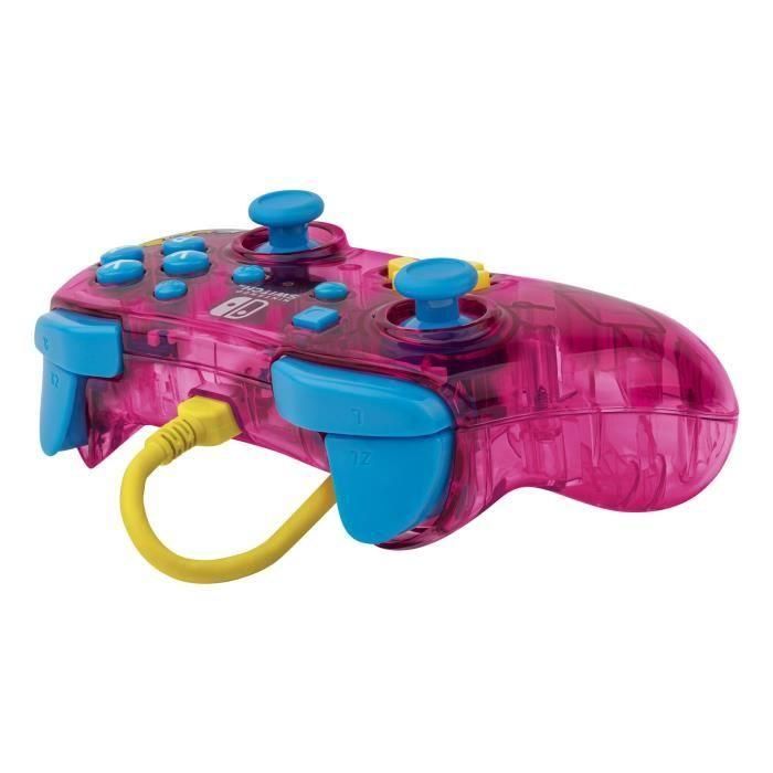 Gamepad - Nintendo Switch - Melocotón Rock Candy - Con cable - PDP - Rosa 3