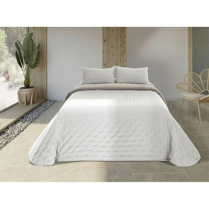 Colcha Pierre Cardin LORENA Blanco Cama de 150 (3 Piezas) 2 Colcha Pierre Cardin LORENA Blanco Cama de 150 (3 Piezas) 2