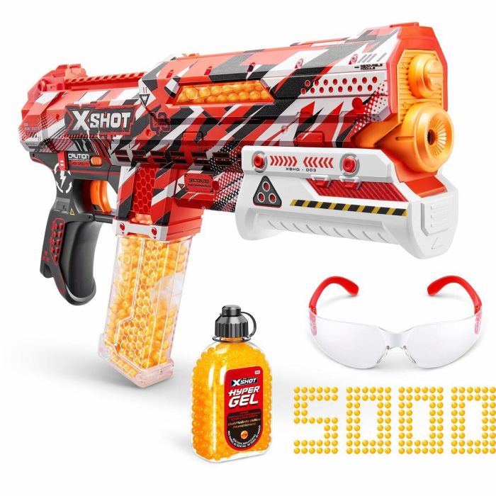 ZURU AUC1736490634697 X-SHOT Small Clutch Hyper Gel Blaster Automático y Semiautomático con 1500 Balines, Alcance 45 m/seg 8
