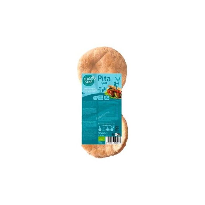 Terrasana Pan Pita Integral de Espelta Bio Vegan 560Gr