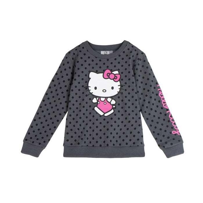 Sudadera cotton brushed hello kitty 6 años 0 Sudadera cotton brushed hello kitty 6 años 0