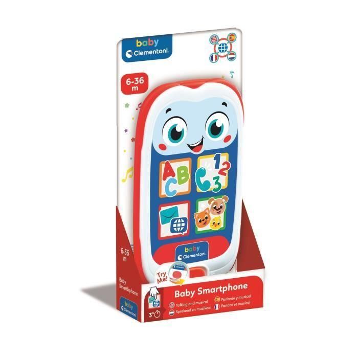 Teléfono inteligente para bebés parlantes CLEMENTONI 2 Teléfono inteligente para bebés parlantes CLEMENTONI 2