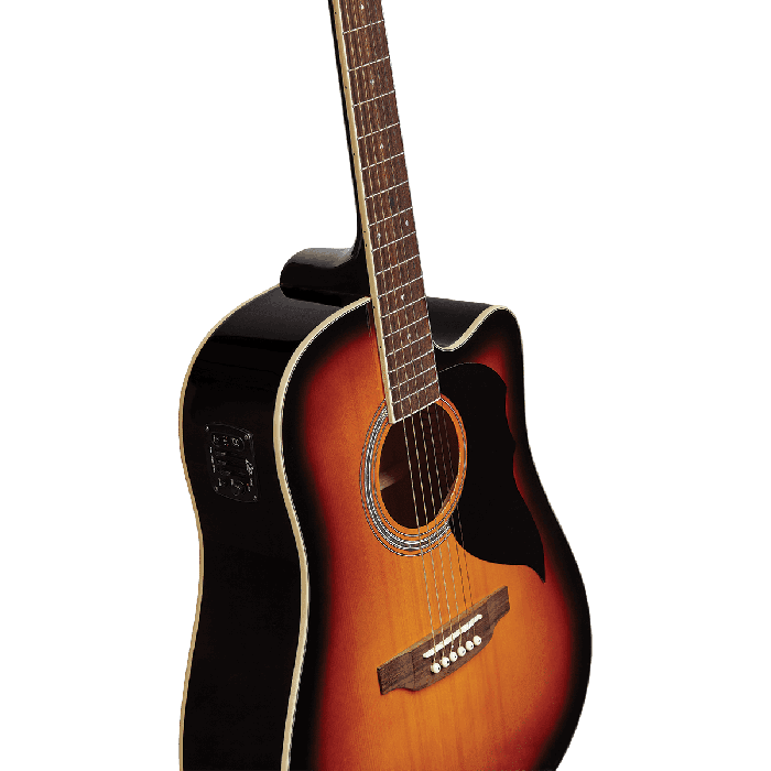Guitarra Acústica Dreadnought Ranger 6 A/E Cutaway - Brown Sunburst 3 Guitarra Acústica Dreadnought Ranger 6 A/E Cutaway - Brown Sunburst 3