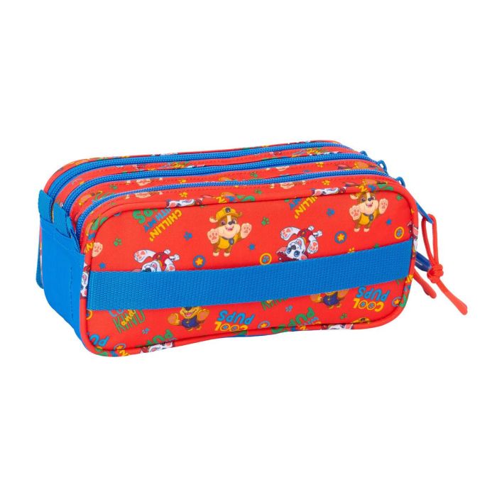 Portatodo Triple The Paw Patrol Cool Azul Rojo 21,5 x 10 x 8 cm 2 Portatodo Triple The Paw Patrol Cool Azul Rojo 21,5 x 10 x 8 cm 2