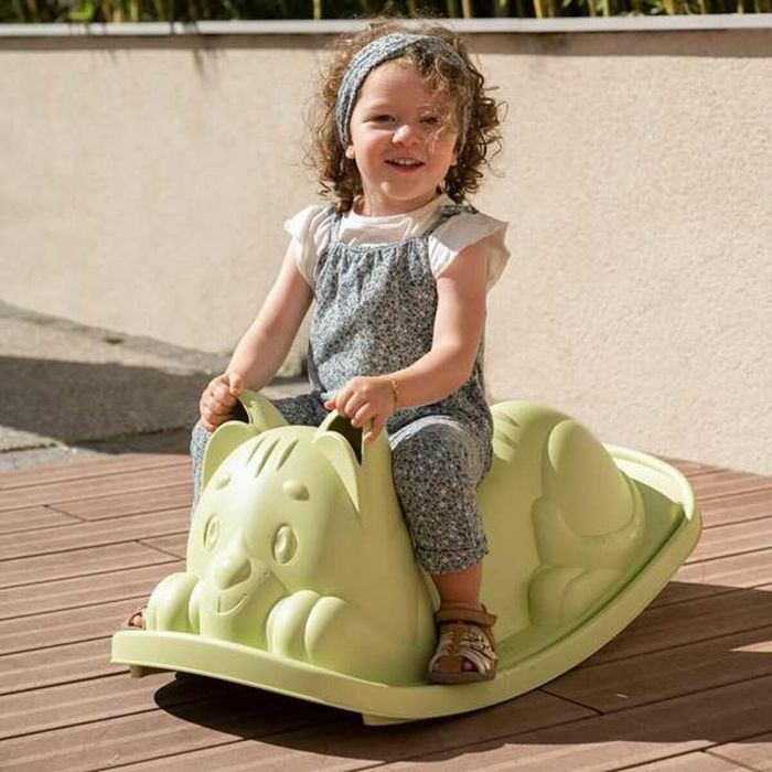 Smoby Balancín Gato Verde 3 Smoby Balancín Gato Verde 3