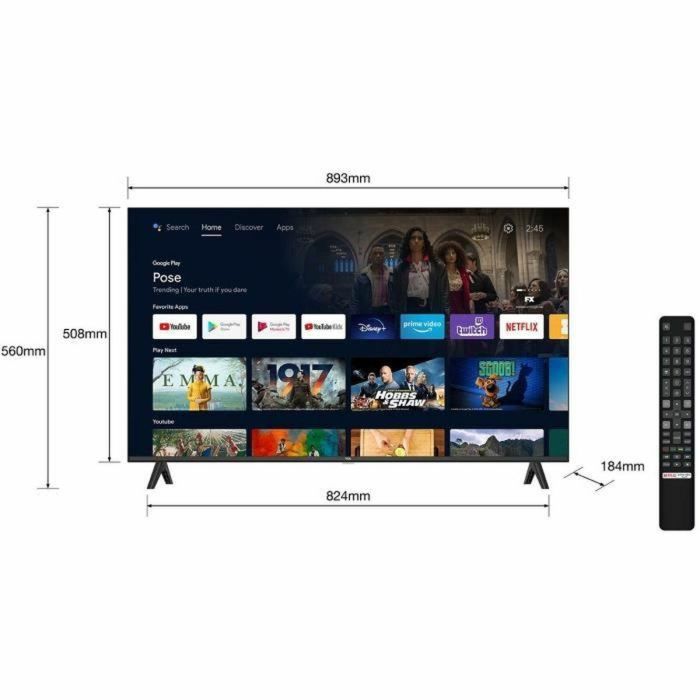 TCL 40FHD7900 - Televisor LED 40 (100 cm) - Full HD 1920x1080 - HDR10 - Android TV conectado - 2xHDMI 1.4 - WiFi 4
