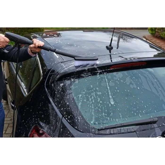 Bosch Car Kit con Accesorios de Limpieza: Cepillo (F016800359), Boquilla 90° (F016800354), Manguera 6m (F016800361) y Paño Microfibra 2